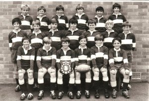 That's me middle row far left. Just sayin'... I know a little about youth rugby too. 